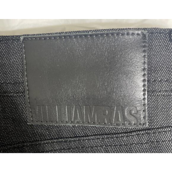 William Rast Slim Dean Straight Men’s Black Denim Jeans 40x30 - Picture 5 of 6